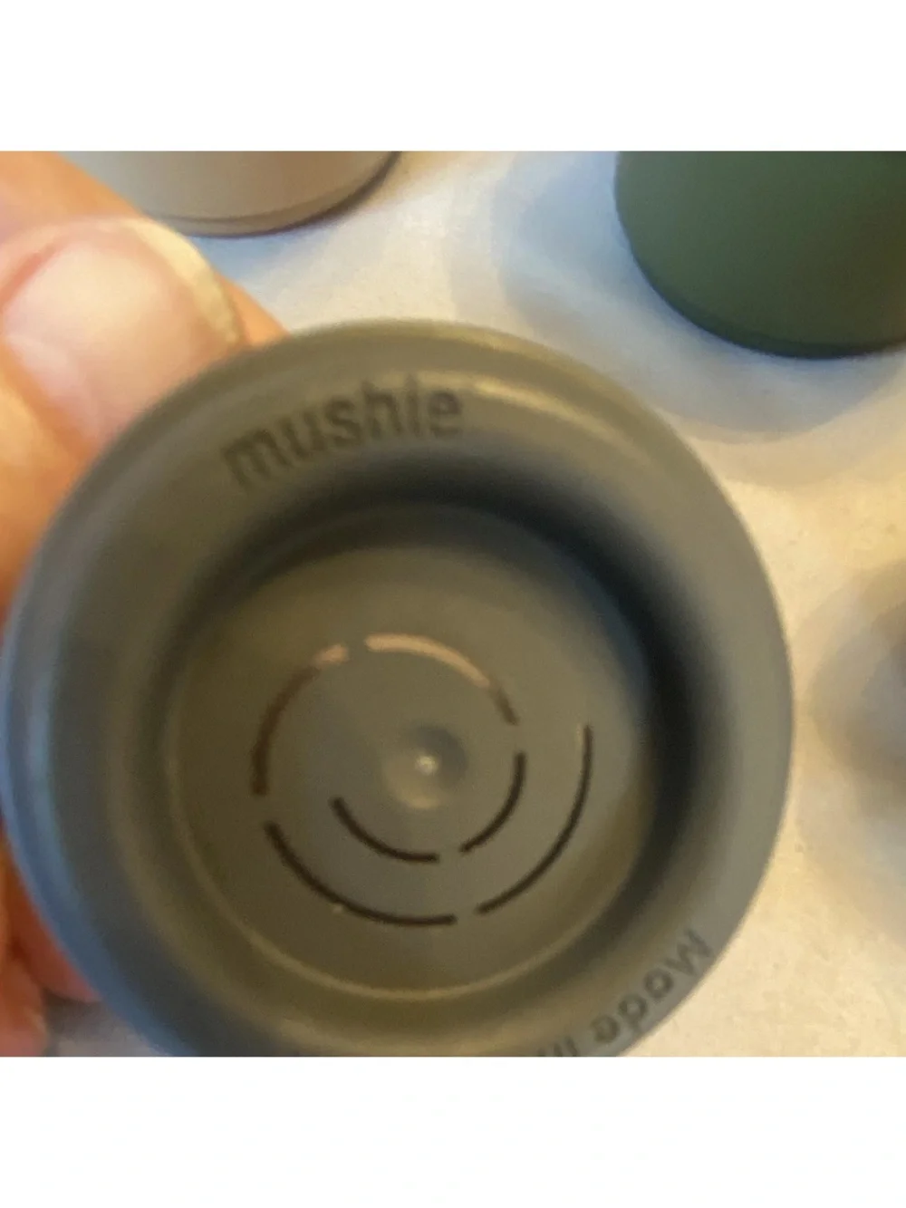 Mushi Neutral-Tone Stacking Cups for Early Learning - Multicolor